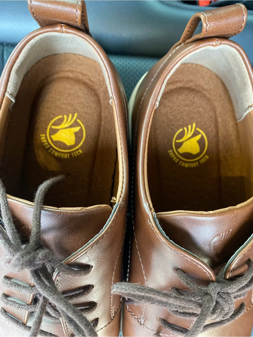 Deer Stags Men's Tan/Brown Derby Shoes